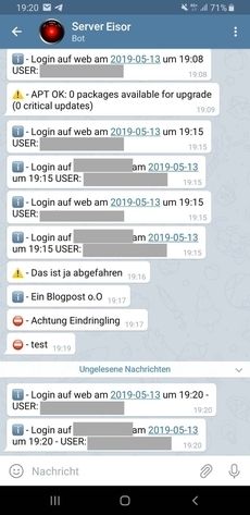 Telegram Monitoring Messages
