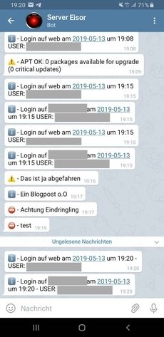 Telegram Monitoring Messages